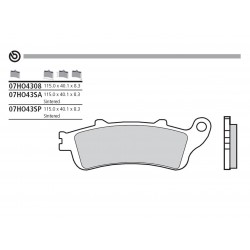 Pastilhas de travão Brembo...